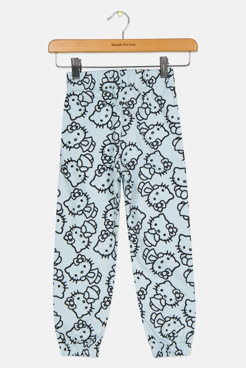 Hello Kitty Toddlers Girl Graphic Print Jogger Pants, Multicolor  - Image 2
