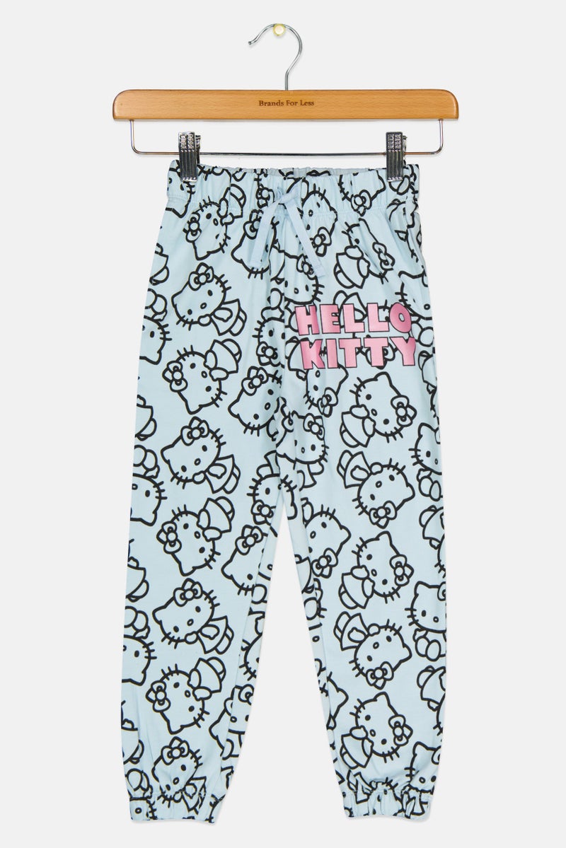 Hello Kitty Toddlers Girl Graphic Print Jogger Pants, Multicolor  - Image 1