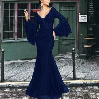 2024 Elegant Slim Mermaid Evening Dress navy blue - pzsku/ZB0DF5CA396E73BCAB654Z/45/1746230720/05547842-3def-4764-82e0-8fcf3b8232b6