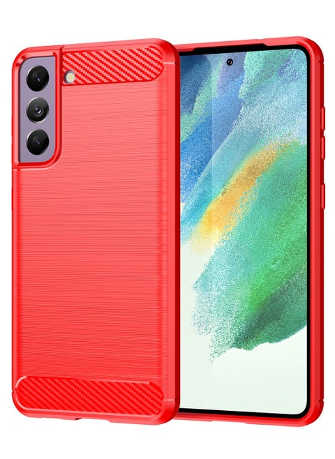 Phone Case for Samsung Galaxy S21 FE 5G Soft TPU Brushed Texture Anti-Slip