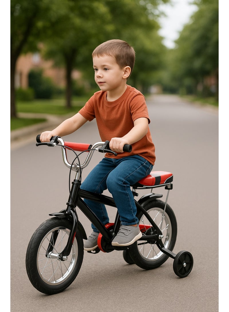 Rambo Kids Bike 12 Inch for Girls Boys Fashion Design with Balance Wheels - Image 3