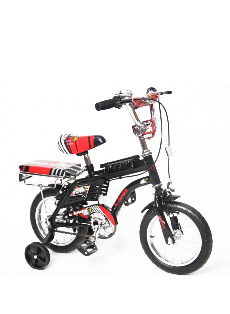 Rally Rambo Kids Bike 12 Inch for Girls Boys Fashion Design with Balance Wheels - Image 1