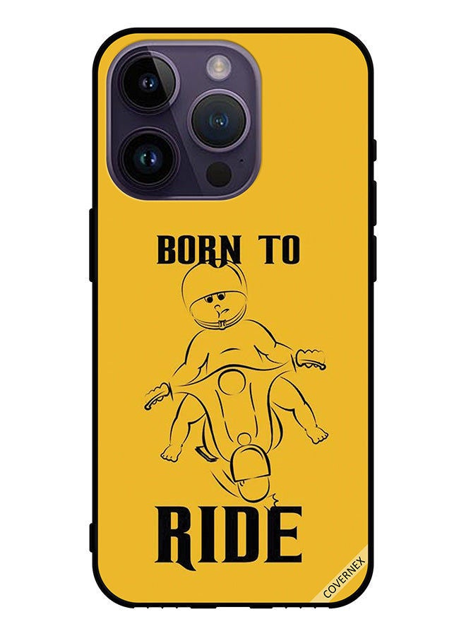 Covernex Protective Case Cover For Apple iPhone 14 Pro Born To Ride - Image 1
