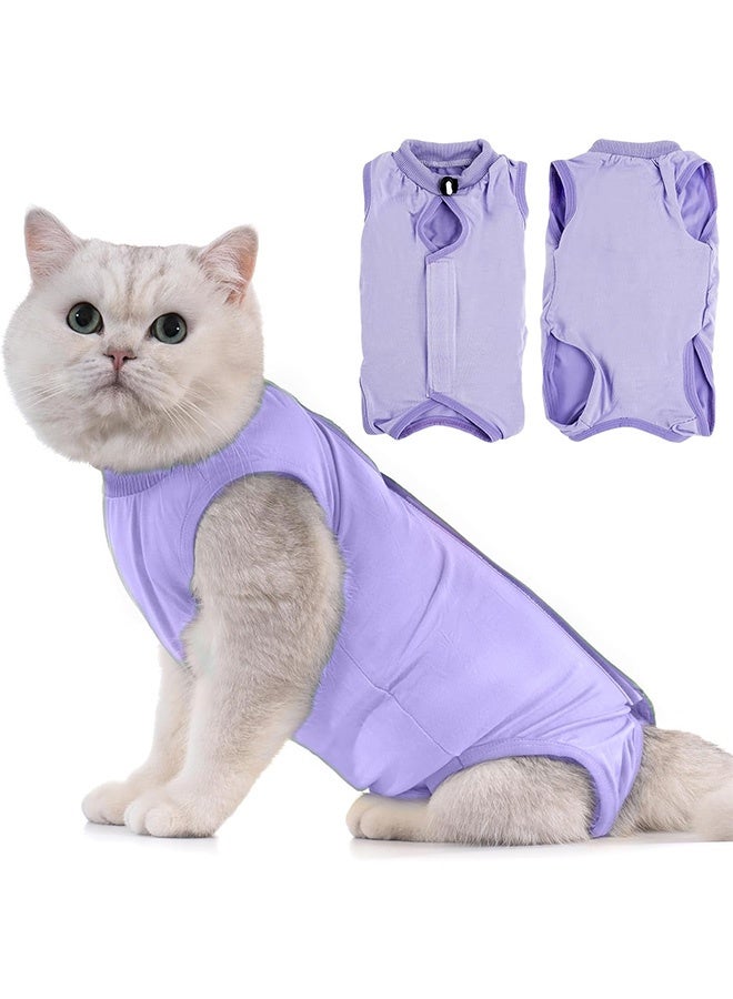 GMORO Cat Surgery Recovery Suit Kitten Onesie for Cats After Surgery Female Breathable Kitty Spay Suit for Abdominal Wound Skin Diseases E-Collar Alternative Wear - Image 1