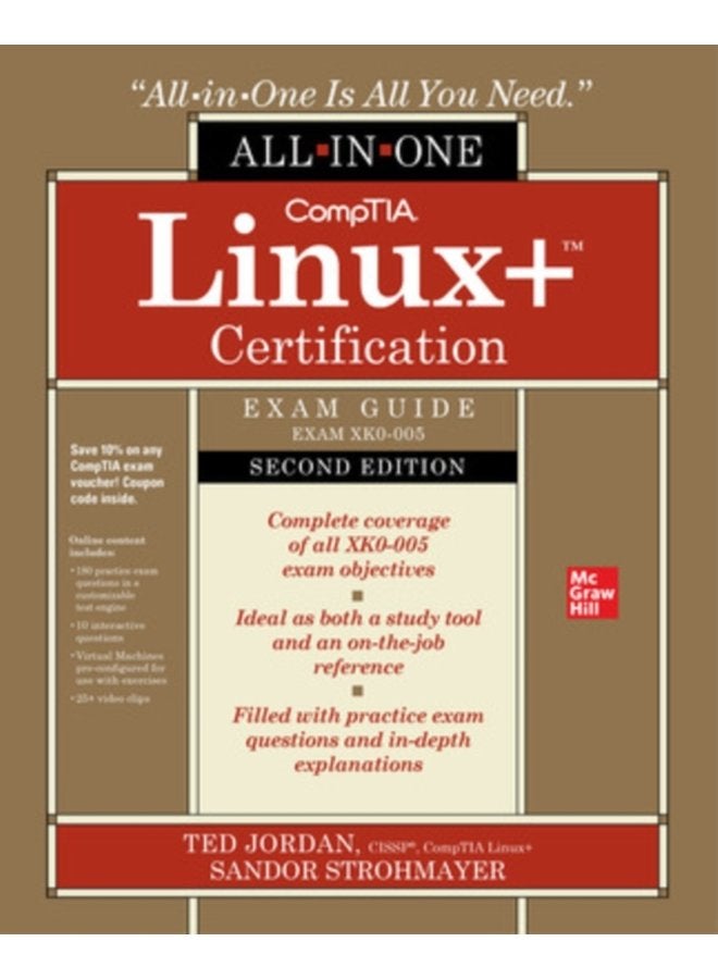 CompTIA Linux Certification All in One Exam Guide Second Edition Exam XK0 005 - Paperback