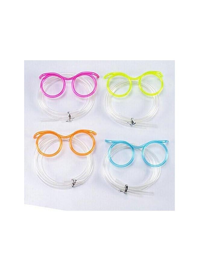 klarako Flexible Straws Bendable Straws Funny Soft Glasses Straw Unique Flexible Drinking Tube Kids Party Accessories  - Image 1