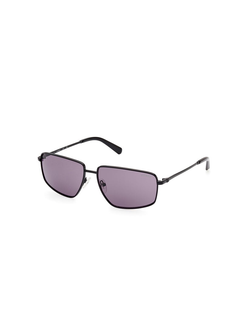 GUESS Men's UV Protection Rectangular Sunglasses - GU0008801Y62 - Lens Size: 62 Mm - Image 1