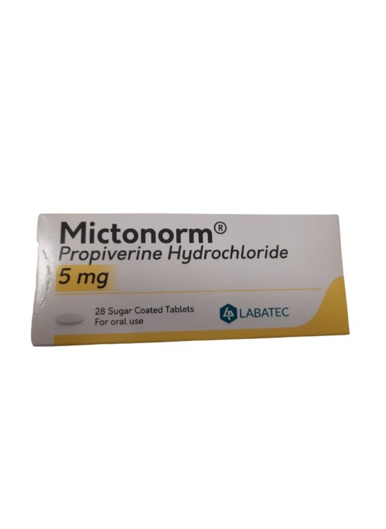 MICTONORM Mictonorm 5Mg Tab 28S 
