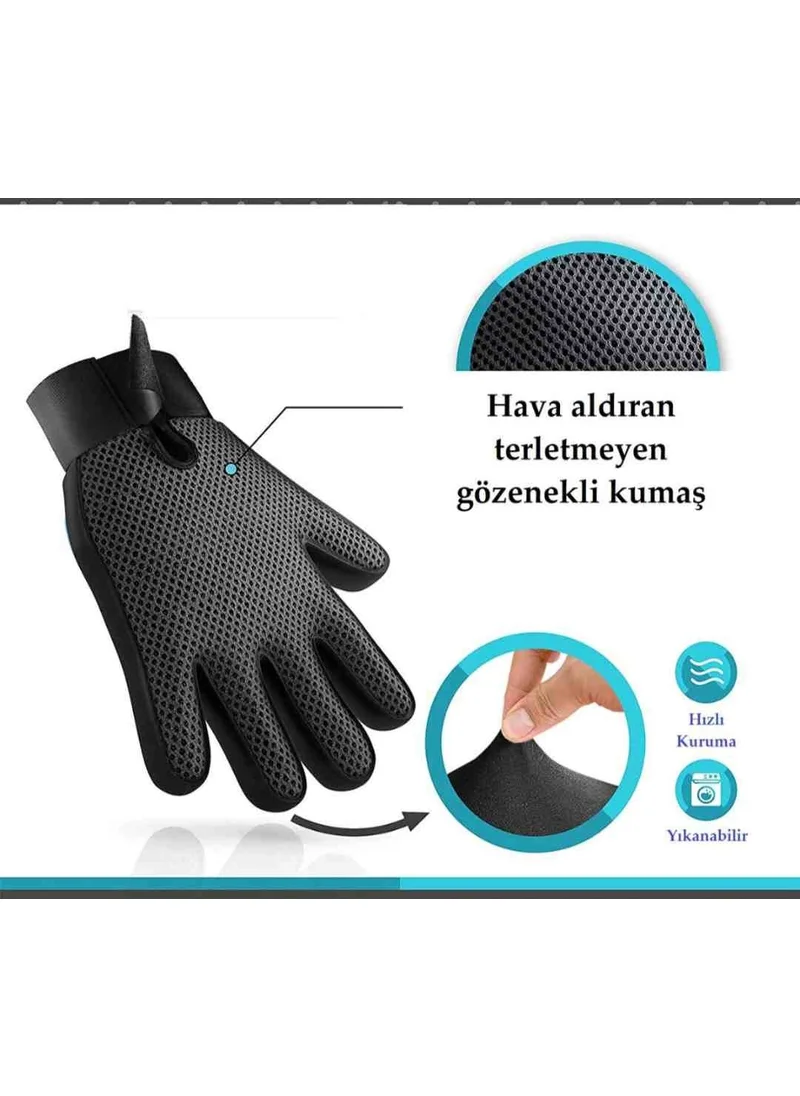 Sogex Cat Dog Hair Collecting Scratching Grooming Glove Pet Hair Collecting