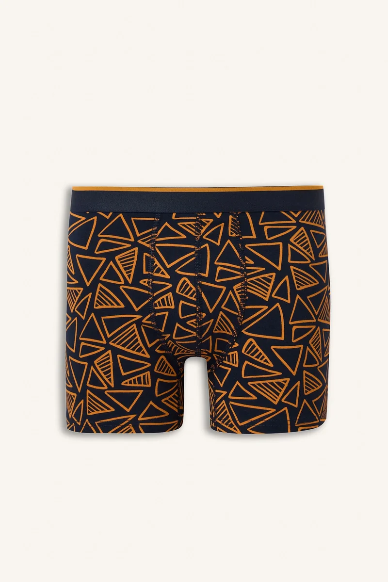 Defacto  Regular Fit Geometric Print 2 Piece Boxers for Men | Best Price UAE