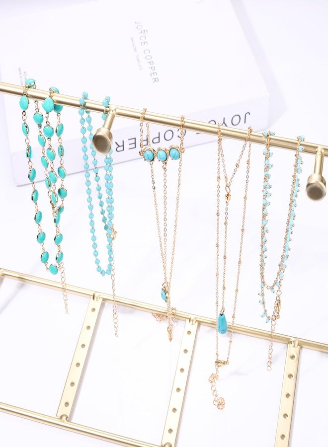 BVGA 5Pcs Dainty Gold Turquoise Necklaces for Women Boho Beaded Handmade Layered Chain Choker Necklace Set Jewelry Gifts - Image 3