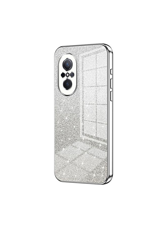 اس-توب جراب لهاتف Huawei nova 9 SE، جراب هاتف مطلي بالكهرباء بمسحوق لامع متدرج - Image 1