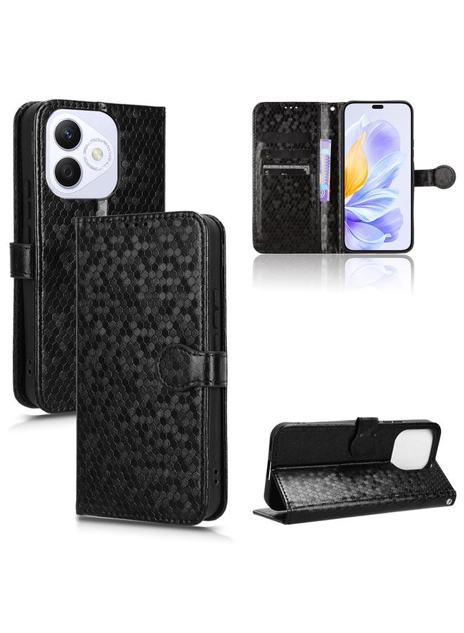 اس-توب جراب هاتف Honor X60i 5G من الجلد بتصميم نقاط العسل - Image 1