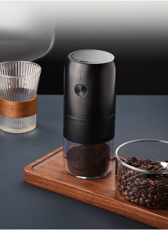 Joshberg Electric Coffee Grinder,Portable Coffee Bean Grinder,Adjustable Coarseness Grind,25W KMDJ-2A Black  - Image 3