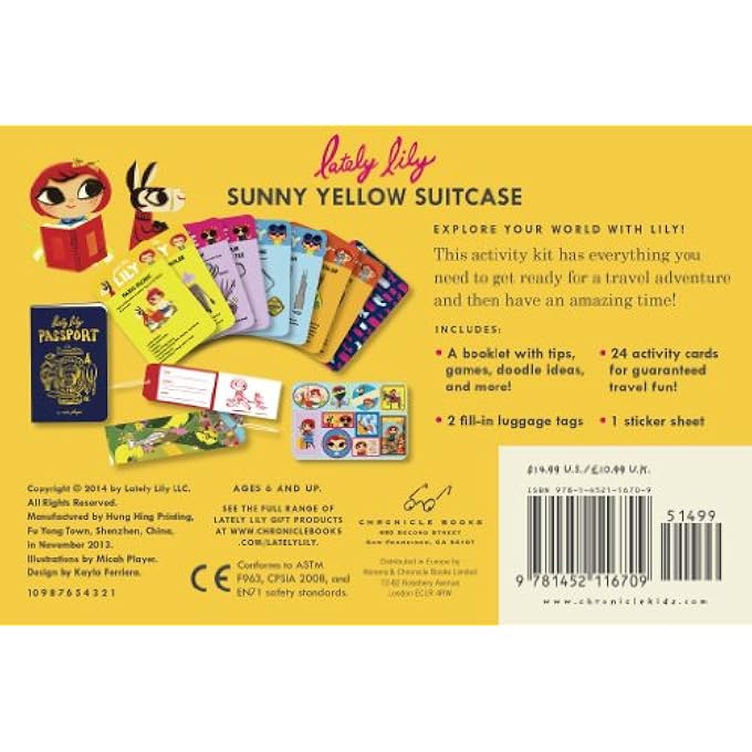 LATELY LILY SUNNY YELLOW SUITCASE - Image 2