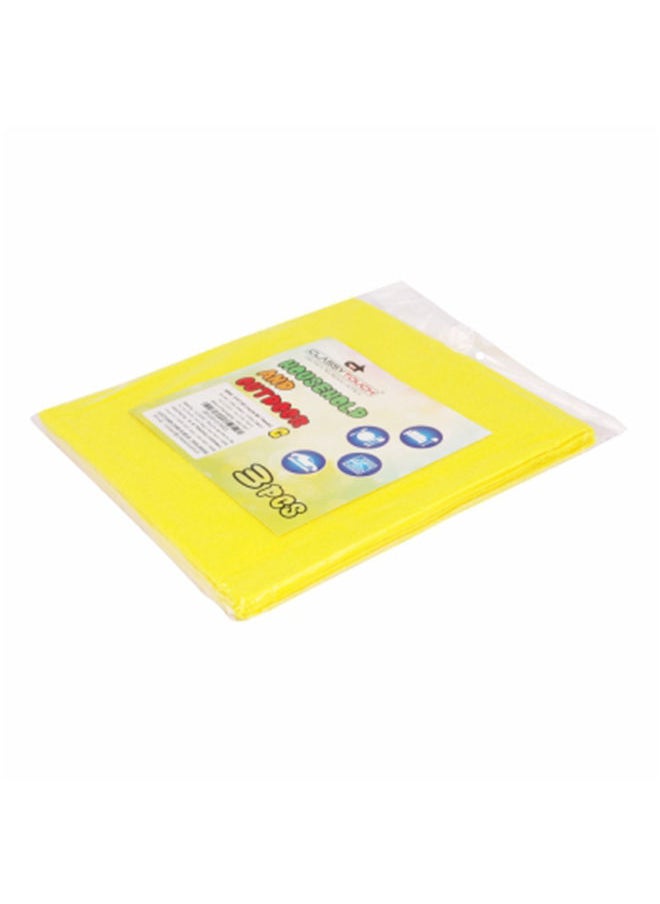 CLASSYTOUCH - 3-Piece Extra Coarse Large Long Lasting Cleaning Multi Surface Cleaning Pad - Image 1