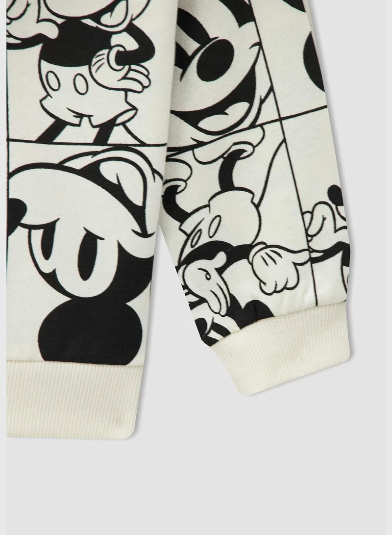 DeFacto Minnie Mouse Licenced Girl Knitted Relax Fit Crew Neck Sweat Shirt