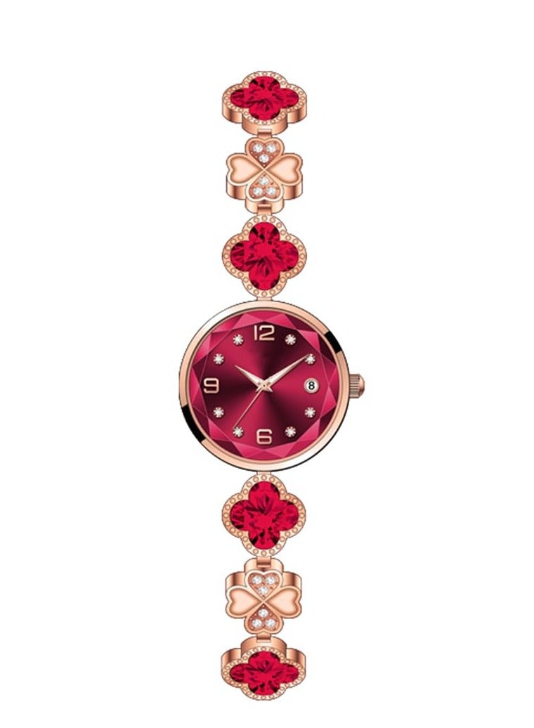 SOLARAE Women's Bracelet Watch Women Luxury Dress Ladies Stainless Steel Luminous Waterproof Date Wrist Watches - Image 1