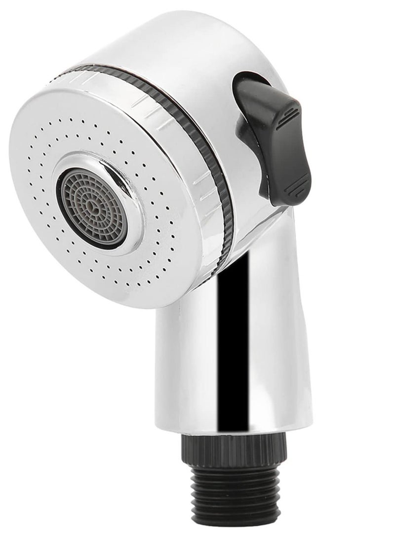 Excefore Salon Shampoo Shower Sink Sprayer Head, Bathroom Shower Head for Kids, Pedicure Spa, Side Control Button Stainless Steel Faucet Replacement for Pets Baby Hair Washing - Image 1