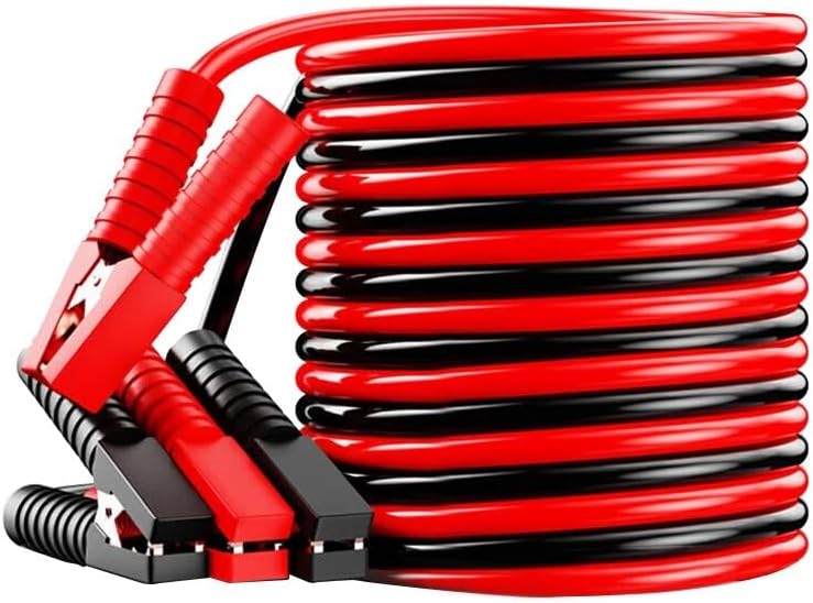Peziang Heavy Duty Car Battery Jumper Cables, All - Weather PVC - Cased, 4m Lengths 2000A Capacity Jump Leads, Ideal for Emergency Roadside Jump - Image 2