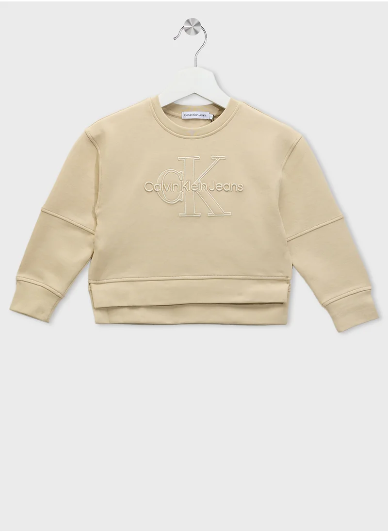 Calvin Klein Jeans Kids Logo Sweatshirt