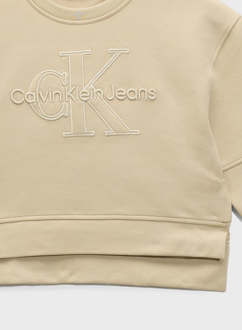 Calvin Klein Jeans Kids Logo Sweatshirt