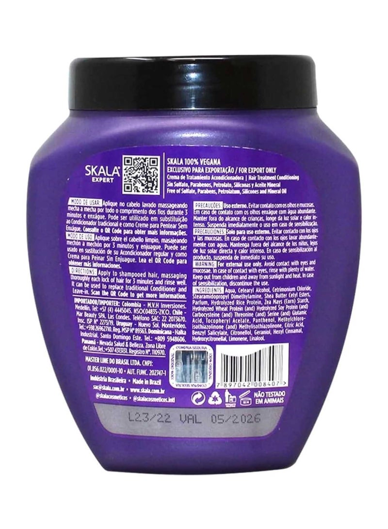SKALA كريم وبلسم الشعر المرطب 2 في 1 من إكسبيرت ميس ليسوس | مغذي ومصلح | للشعر المجعد والمستقيم | 1000 جرام - Image 2