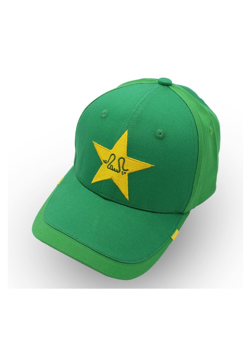 برينت شوب فور مي باكستان مشجعي رياضة الكريكيت قبعات البيسبول التطريز قسط لكل من الرجال والنساء مع إغلاق مشبك معدني قابل للتعديل-100٪ قبعة القطن - Image 2