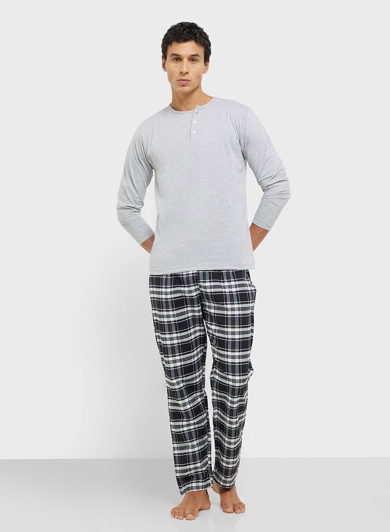 Seventy Five Nightwear T-Shirt & Pants Set  - Image 1