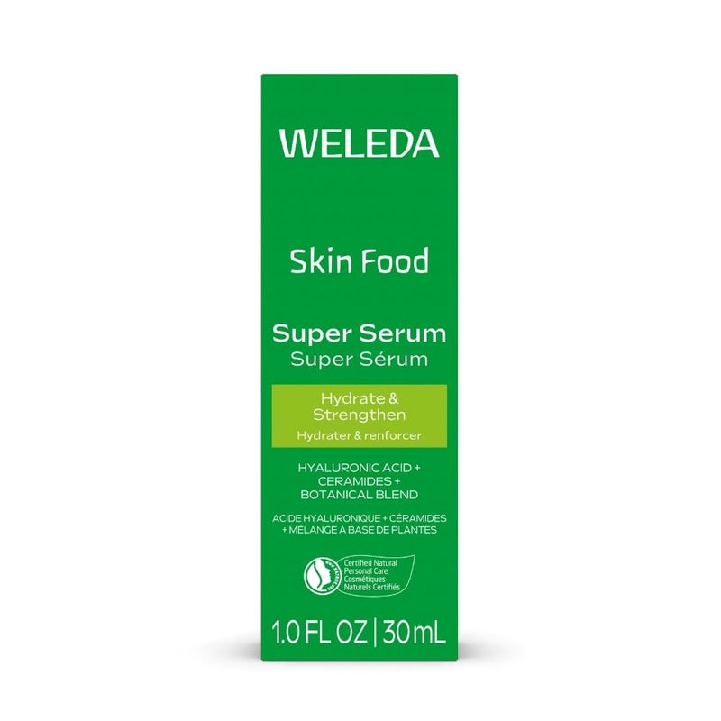 Weleda Bio Skin Food Super Serum - Natural Face Care Serum with Jojoba Oil, Hyaluronic Acid & Rosemary for Intensive Moisture, Glow & Strong Skin Feeling (Vegan, 1 x 30 ml) - Image 1