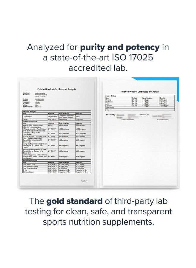 LEGION Triumph Men's Sport Vitamin - Complete Multivitamin for Men - Daily Vitamins for Men to Boost Health and Performance - Men's Multivitamin with 21 Vitamins & Minerals - 30 Servings - Image 5