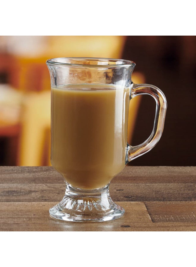 Anchor Hocking 8-oz Irish Set of 12 Coffee Mug Set, 12 Count (Pack of 1), Crystal Clear Glass - Image 3