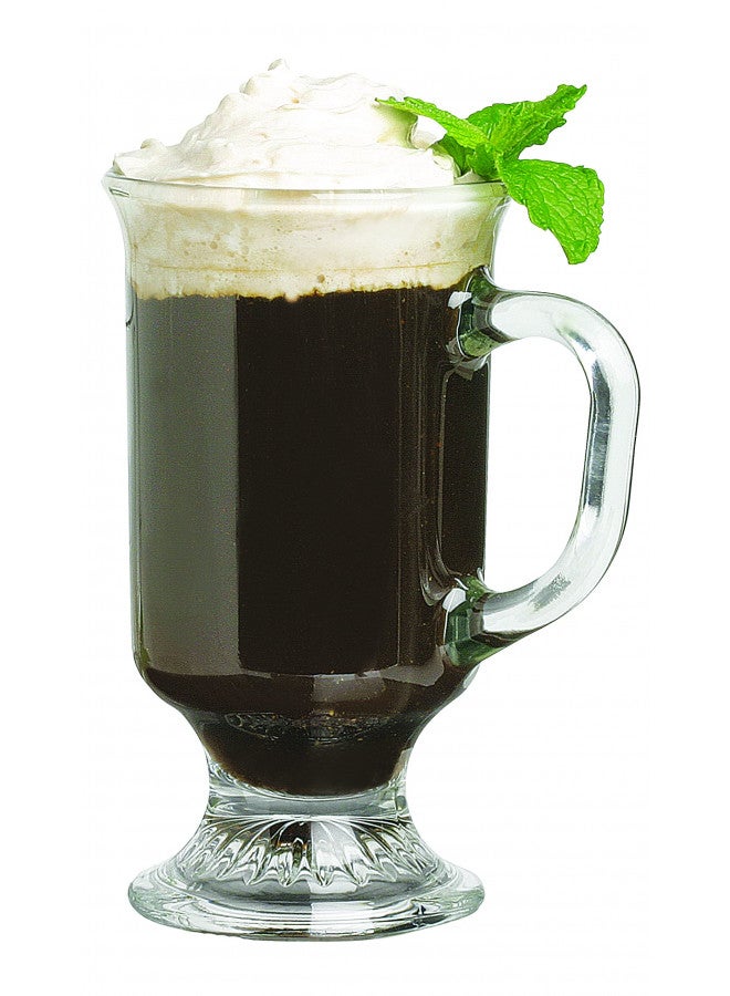 Anchor Hocking 8-oz Irish Set of 12 Coffee Mug Set, 12 Count (Pack of 1), Crystal Clear Glass - Image 2