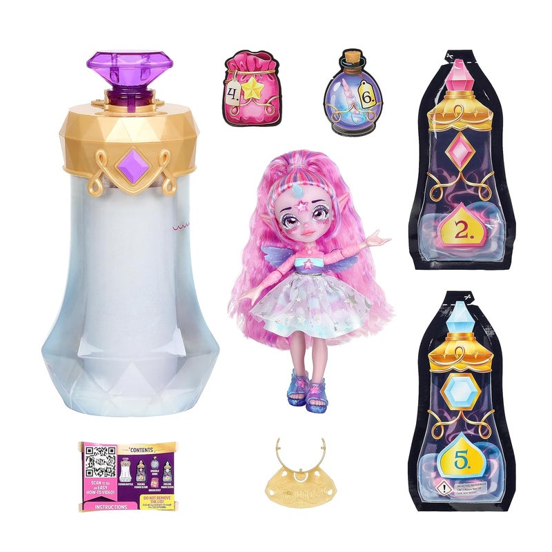 Magic Mixies Pixlings Unia The Unicorn Doll with Potion Bottle - Image 2