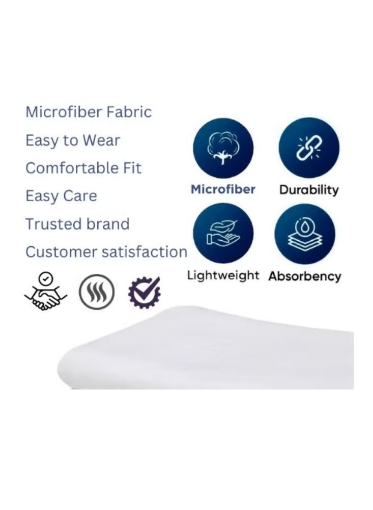 بريميم طقم إحرام للأطفال من 6 إلى 10 سنوات - ملابس حج وعمرة بيضاء ناعمة من قطعتين للأولاد، إصدار خاص لشهر رمضان - Image 3