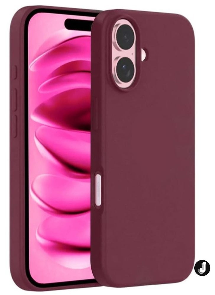 JAJEEK "New Liquid Silicone Case for iPhone 16 Plus – Ultra Slim Design, Soft Anti-Scratch Microfiber Lining & Drop Protection" - Image 1