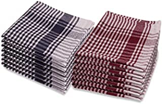 Lorfy International Kitchen Cleaning Cloth Table Wiping Cotton Cloth Multipurpose Mop Napkin Duster Mono Checks Clothes Cooking Cleaning Use Size 43x43cm Multi Color as per Availability - Image 3