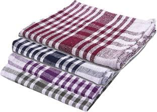 Lorfy International Kitchen Cleaning Cloth Table Wiping Cotton Cloth Multipurpose Mop Napkin Duster Mono Checks Clothes Cooking Cleaning Use Size 43x43cm Multi Color as per Availability - Image 4
