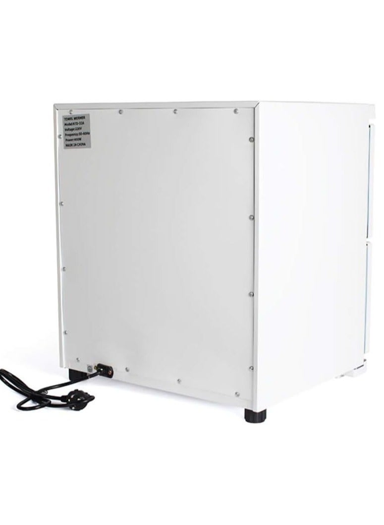 Wet Towel Warmer Hot Towel Cabinet, UV Sterilizer 2 in 1, High Capacity, Easy To Operate, Ozone Disinfection, 304 Stainless Steel Shelf, UV  - Image 2