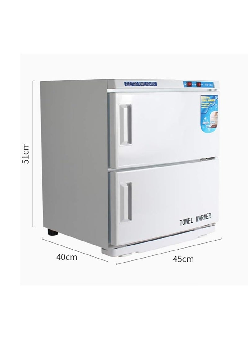 Wet Towel Warmer Hot Towel Cabinet, UV Sterilizer 2 in 1, High Capacity, Easy To Operate, Ozone Disinfection, 304 Stainless Steel Shelf, UV  - Image 4
