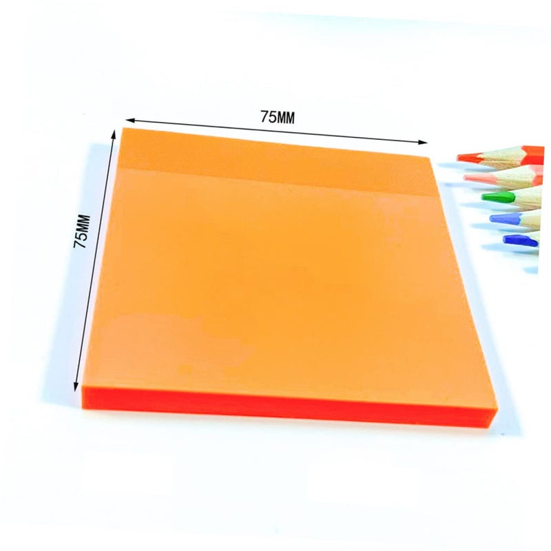 6Pcs Waterproof Sticky Memo Pads Adhesive Notes for Office School and Home Use - Image 3