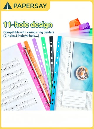 12 Pack A4 Plastic Expanding File Folder,Binder Pocket Organizer Folder,Binder Folders with Snap Button and Label,Large Capacity Clear Plastic Envelopes Document Folder for School Home Office - view 3