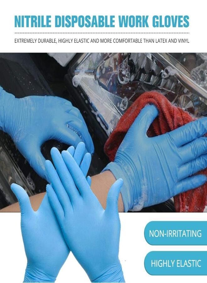 Falcon Pack of 2 Nitrile Gloves - Blue Powder Free (Large) - Image 2