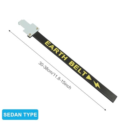 Ranjaner Car Anti-Static Flex Strip Electrostatic Belt Strap Road Travel, Automobile Static Electricity with Single Copper Wire(Size:30-38cm) - Image 2