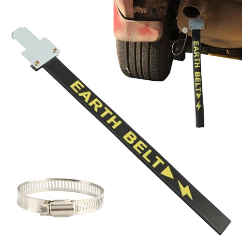 Ranjaner Car Anti-Static Flex Strip Electrostatic Belt Strap Road Travel, Automobile Static Electricity with Single Copper Wire(Size:30-38cm) - Image 1