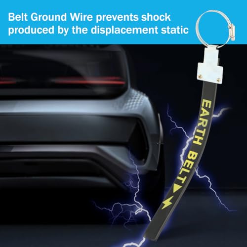 Ranjaner Car Anti-Static Flex Strip Electrostatic Belt Strap Road Travel, Automobile Static Electricity with Single Copper Wire(Size:30-38cm) - Image 5