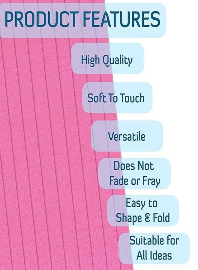 CANVASS® Non Woven Felt Fabric 1mm Thickness Polyester Cloth Felts School DIY Bundle for Sewing Dolls Crafts29.7cm X 21cm cm A4 (20) - Image 4