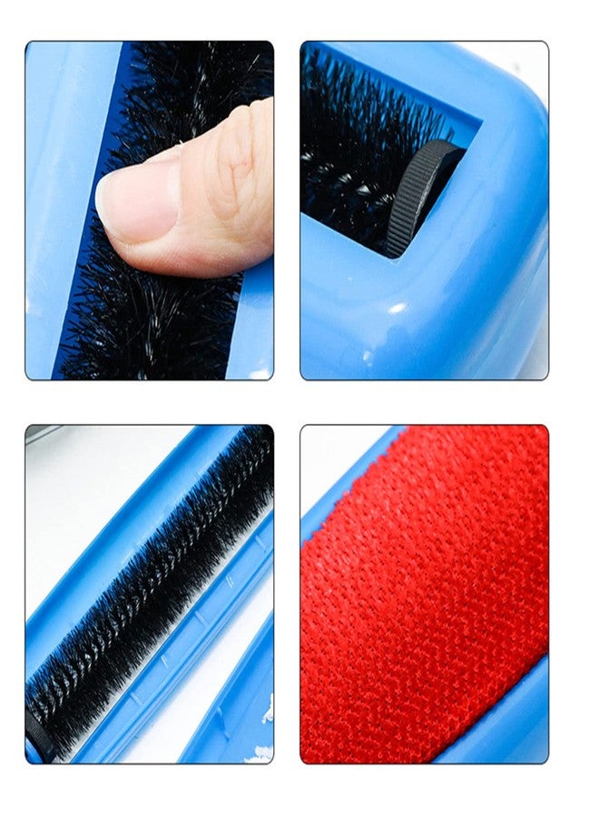 HYROOY Manual Table Crumb Cleaner Brush Handheld Carpet Table Sweeper Brush Used for Counter Garden Furniture Clean Plastic - Image 2