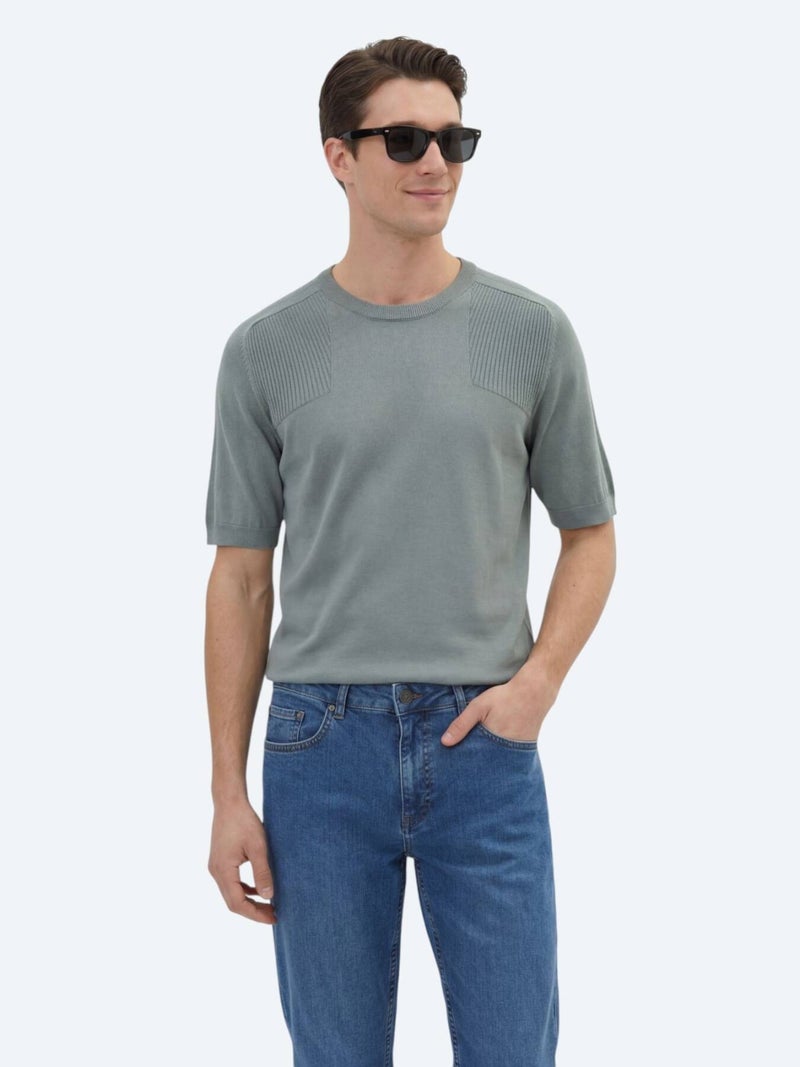 Kip Petrol Blue Knitwear - Image 5