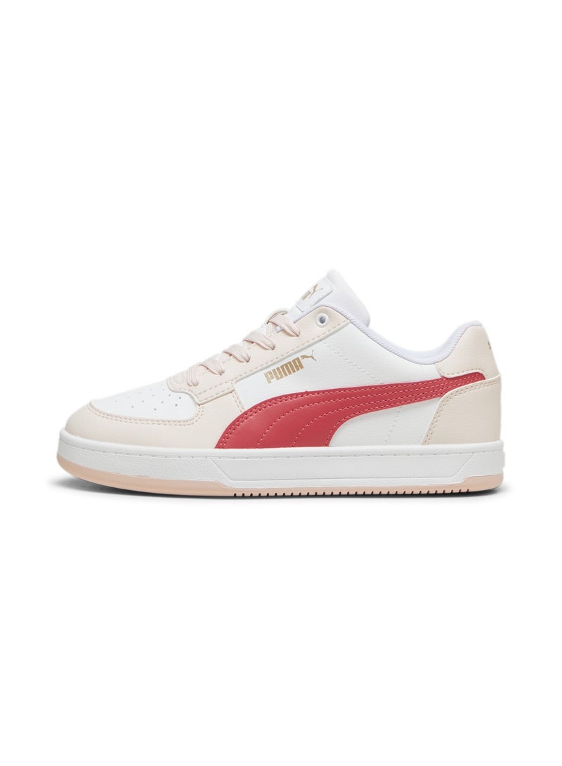 PUMA Caven 2.0 Unisex White Red Sneakers - Image 1